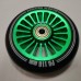 Колесо для трюкового самоката алюминий зеленое 110 мм Maraton