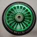 Колесо для трюкового самоката алюминий зеленое 110 мм Maraton