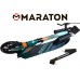 Самокат Maraton Delta (2021) Зеленый + LED фонарик и держатель