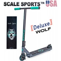Трюковий самокат Scale Sports Deluxe Wolf (Angry wolf grey) сірий