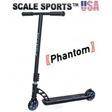Самокат трюковый Scale Sports Phantom черный + Пеги 2 шт (Speed Drive)