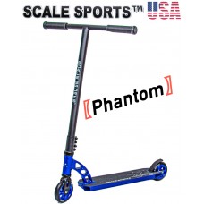 Самокат трюковый Scale Sports Phantom синий + Пеги 2 шт (Speed Drive)