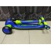 Триколісний самокат Maraton Pony B Синій-лайм + Led ліхтарик