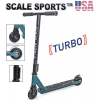 Трюковый самокат Scale Sports Turbo (Active Drive) Бирюзовый