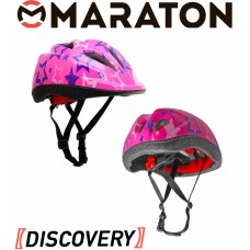 Шлем Maraton Discovery розовый звезды